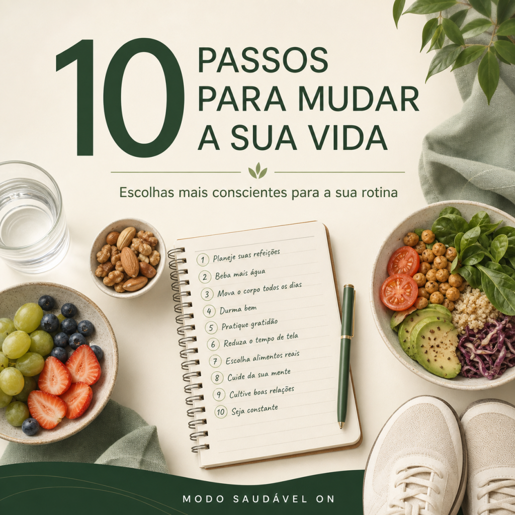10 passos para mudar a sua vida