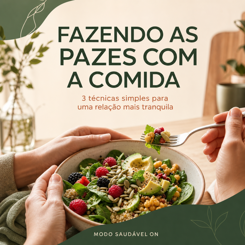 Fazendo as pazes com a comida