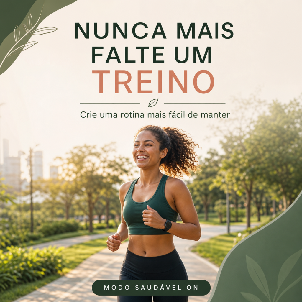 Nunca mais falte um treino